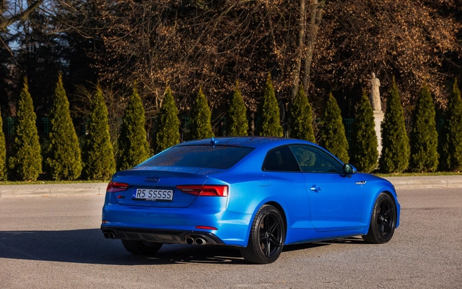Audi S5 cena 183270 przebieg: 117000, rok produkcji 2017 z Rzeszów małe 352
